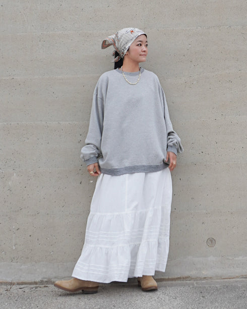 Baggy Sweat Shirt / Gray