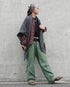 Wool Check Square Stole / Gingham Check・Small Check