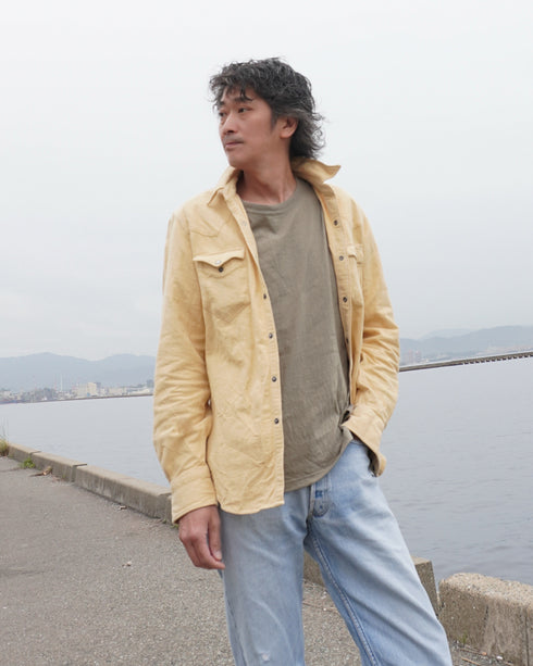 Raffy Cotton Ease Tee / White・Gray・Khaki