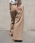 Linen Cotton Tuck Pants / Beige・Navy
