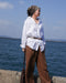 Dolman Sleeve Shirt / White