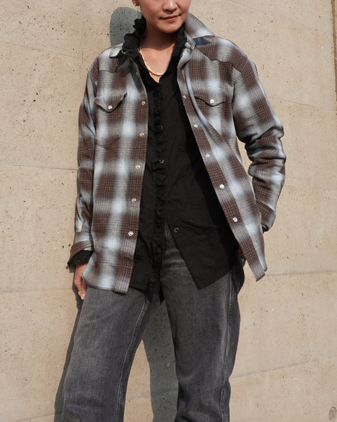 INDIGO Ombre Western Shirt