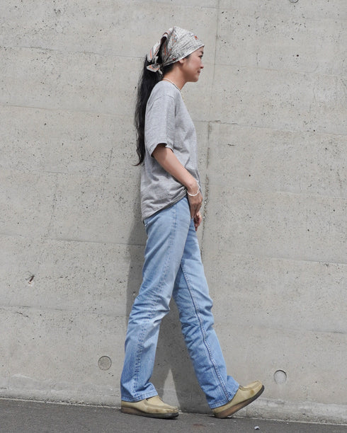 Raffy Cotton Ease Tee / White・Gray・Khaki