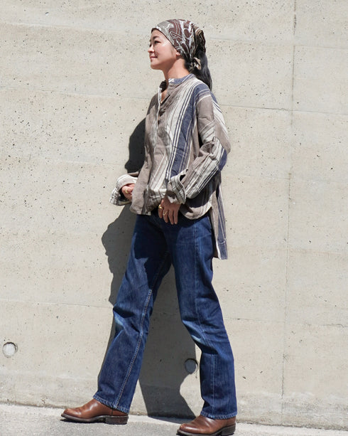 BasShu × Dopple&Scent Over Shirt / BROWN