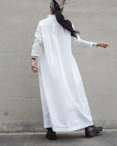 Heirloom Collar Dress / White・Black