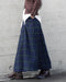 Nel Check Gathered Skirt / Black Watch・Red Check