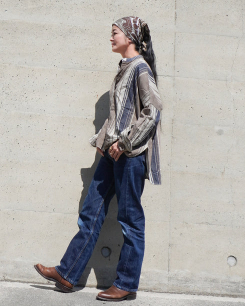 BasShu × Dopple&Scent Over Shirt / BROWN