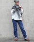 Wool Check Square Stole / Gingham Check・Small Check