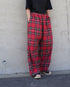 〈再入荷〉INDIGO Tartan Ease Pants / Red・Blue