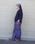 〈再入荷〉INDIGO Tartan Ease Pants / Red・Blue