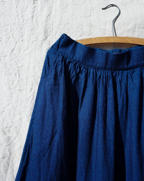 INDIGO Gathered Skirt