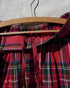 INDIGO Tartan Gathered Skirt / Red・Blue