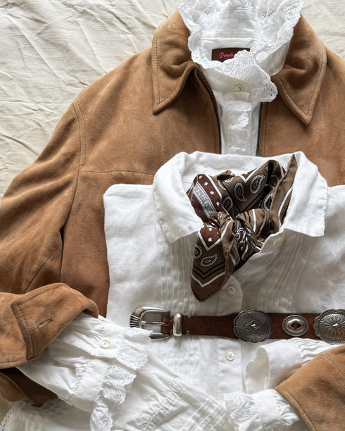 Vintage Lace Blouse / White