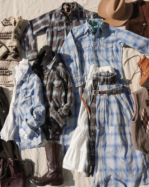 INDIGO Ombre Western Shirt