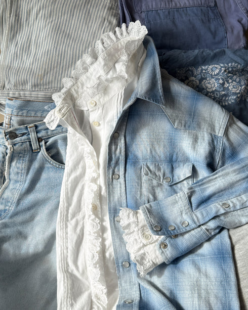 Vintage Lace Blouse / White