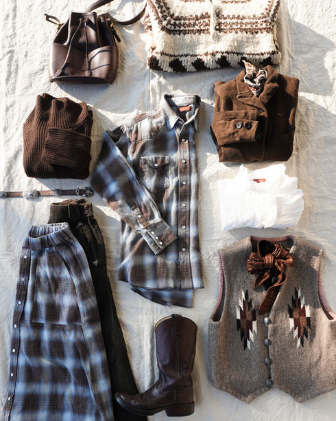 INDIGO Ombre Western Shirt