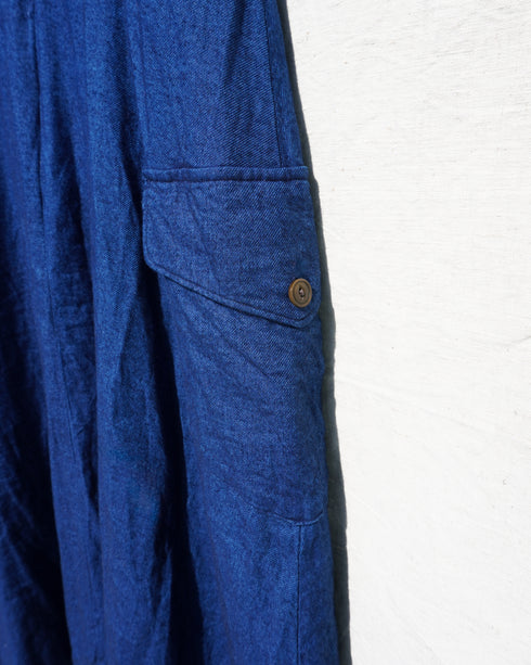 "3月4日 (水) 21:00〜販売開始" INDIGO Racerback Dress