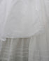Tuck Tiered Skirt / White・Black