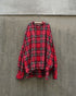 INDIGO Tartan Over Shirt / Red・Blue