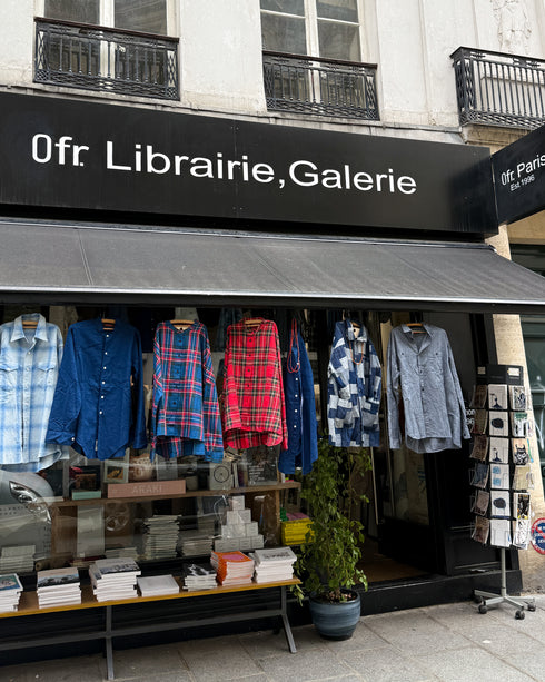 INDIGO Tartan Over Shirt / Red・Blue