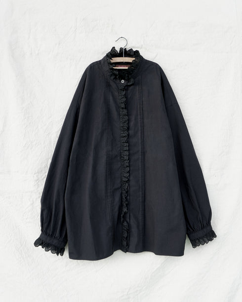 Vintage Lace Blouse / Black