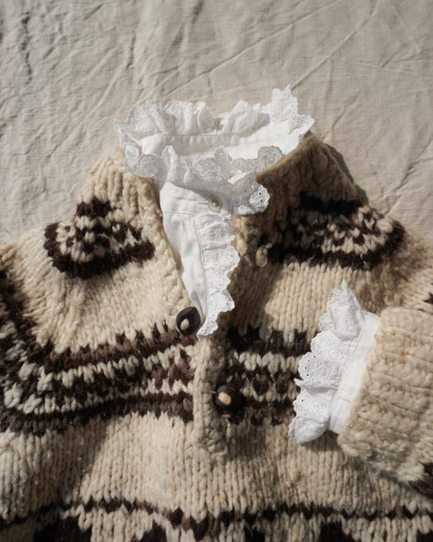 Vintage Lace Blouse / White