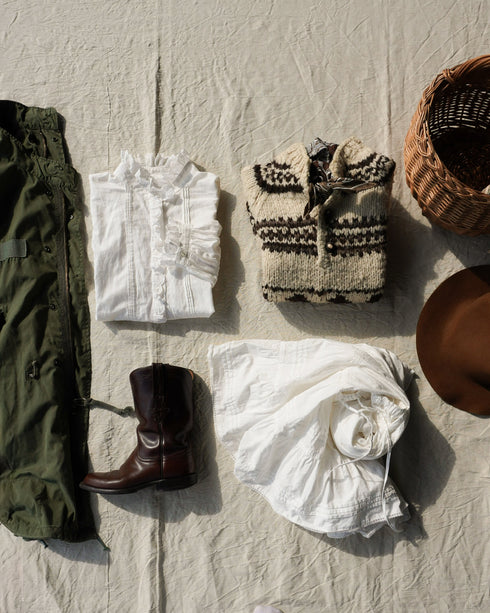 Vintage Lace Blouse / White