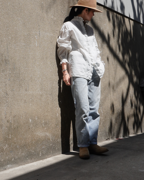 Vintage Lace Blouse / White