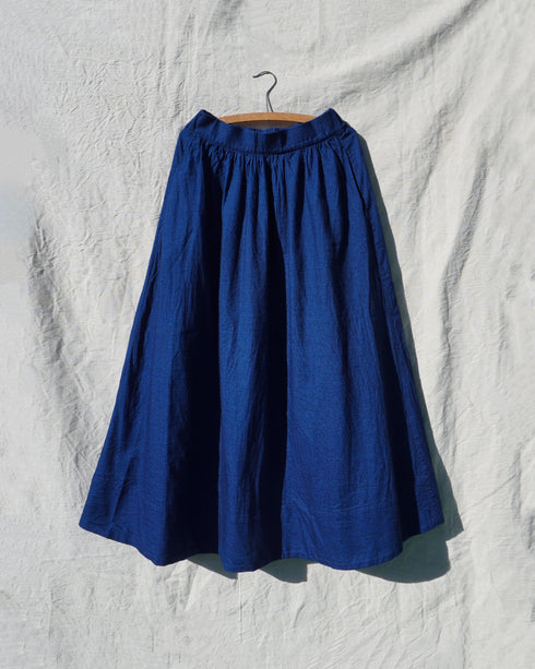 INDIGO Gathered Skirt