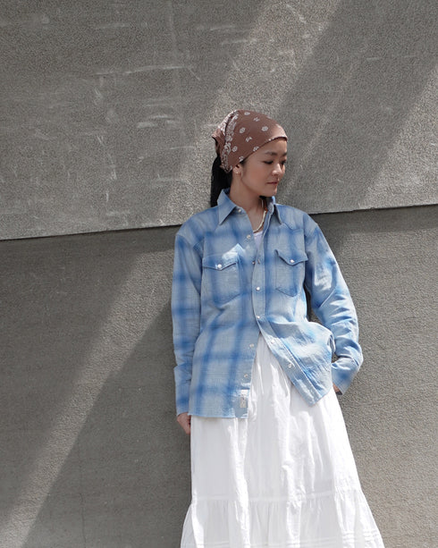 INDIGO Ombre Western Shirt