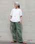 Raffy Cotton Ease Tee / White・Gray・Khaki