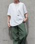 Raffy Cotton Ease Tee / White・Gray・Khaki