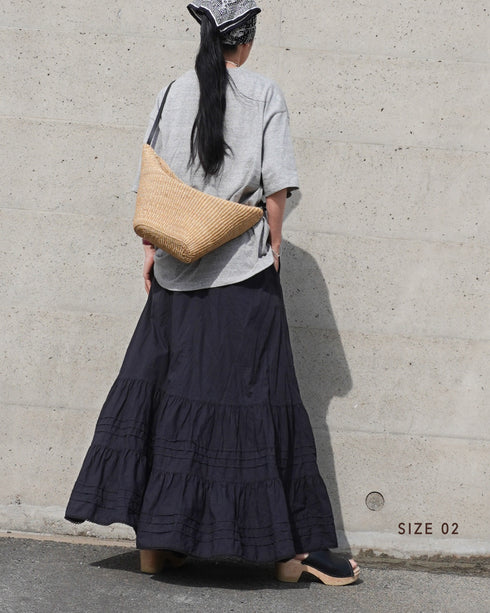 Raffy Cotton Ease Tee / White・Gray・Khaki
