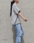 Raffy Cotton Ease Tee / White・Gray・Khaki